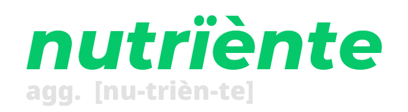 nutriente