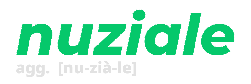 nuziale