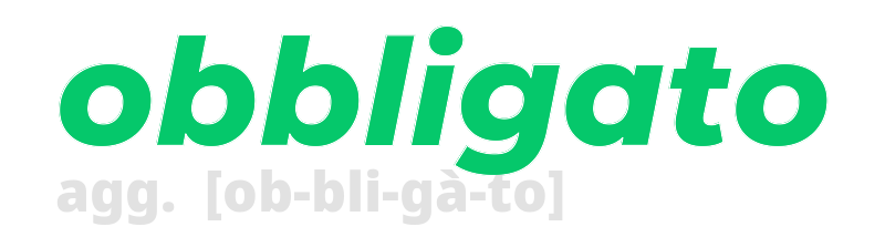 obbligato