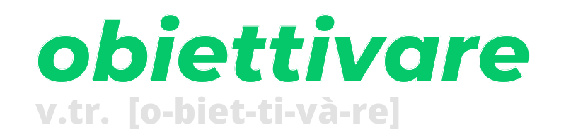 obiettivare