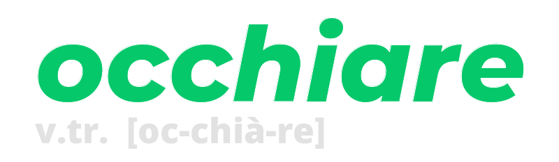 occhiare