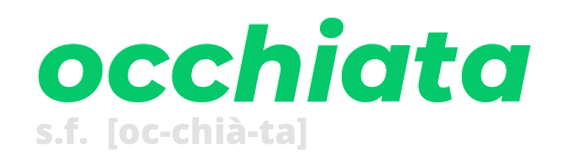 occhiata