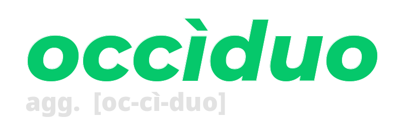 occiduo