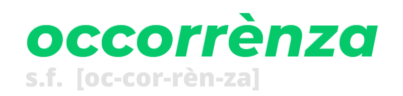 occorrenza