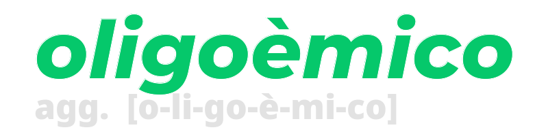 oligoemico