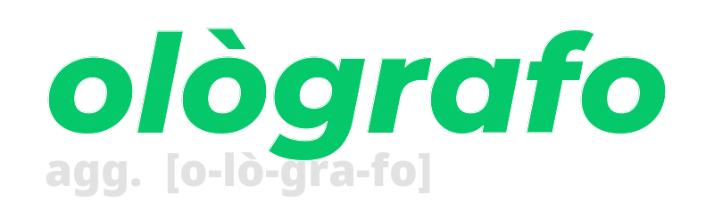 olografo