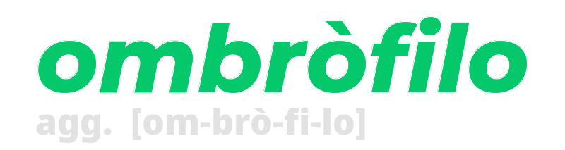 ombrofilo