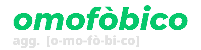 omofobico