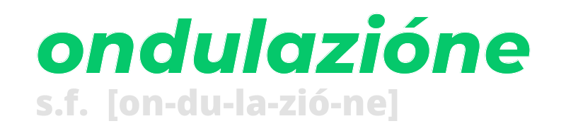 ondulazione