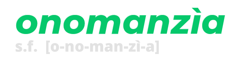 onomanzia