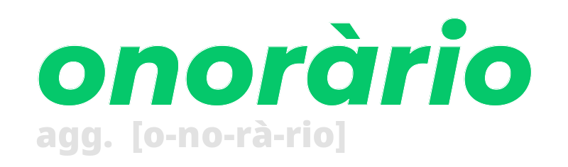 onorario