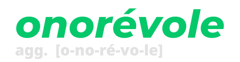 onorevole