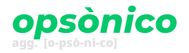 opsonico