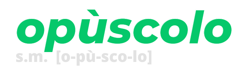 opuscolo