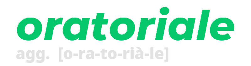 oratoriale