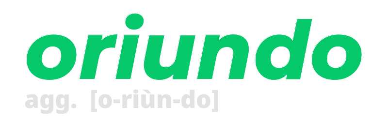 oriundo