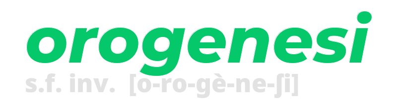 orogenesi