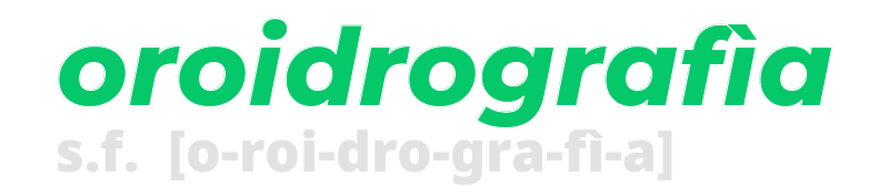 oroidrografia