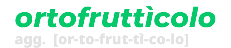 ortofrutticolo