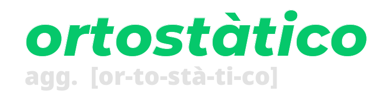 ortostatico