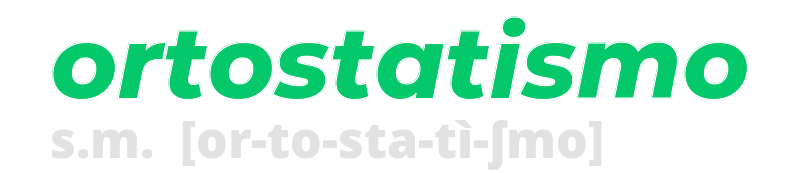 ortostatismo