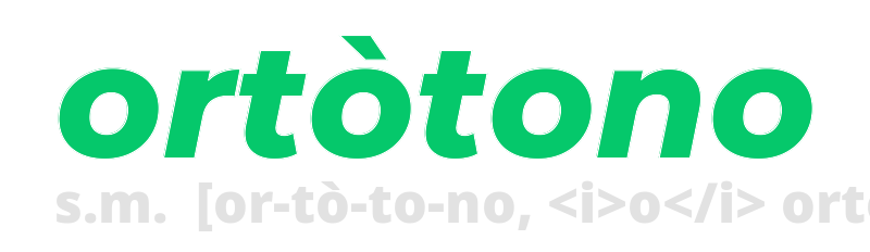 ortotono