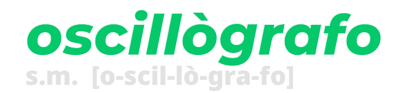 oscillografo