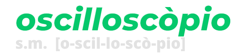 oscilloscopio