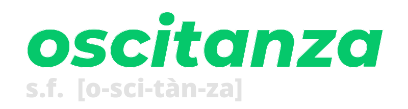 oscitanza