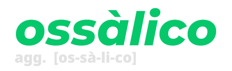 ossalico