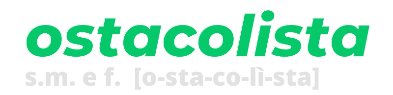 ostacolista