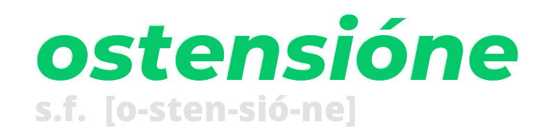 ostensione