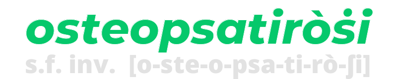 osteopsatirosi