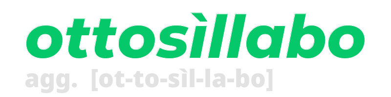 ottosillabo