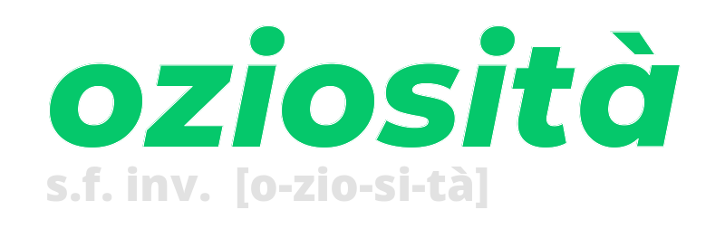 oziosita