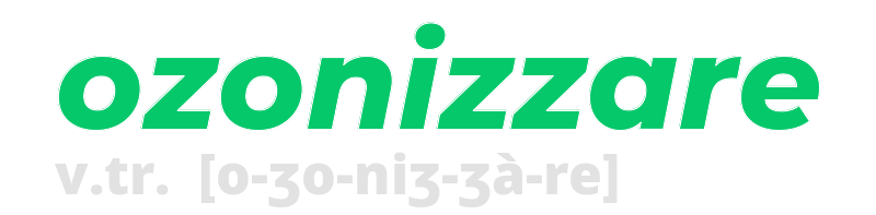 ozonizzare