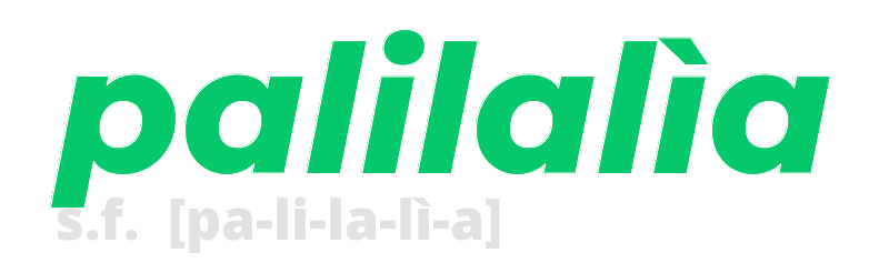 palilalia