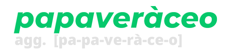 papaveraceo