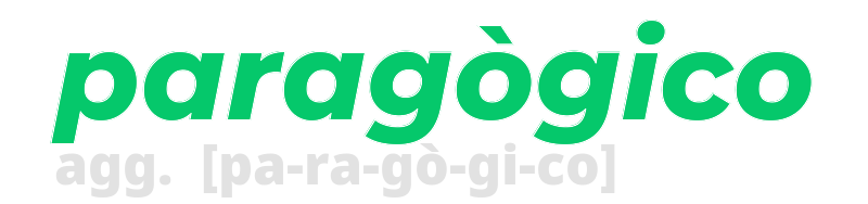 paragogico