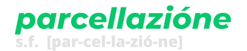 parcellazione