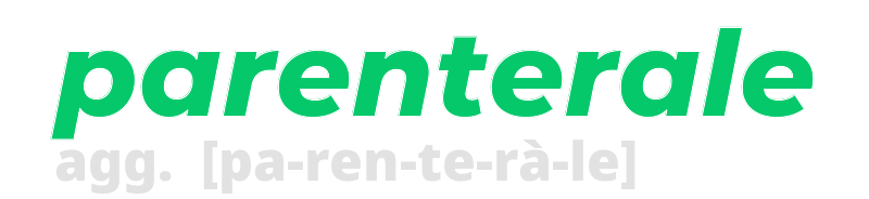 parenterale