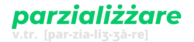 parzializzare