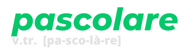 pascolare