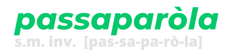 passaparola