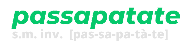 passapatate