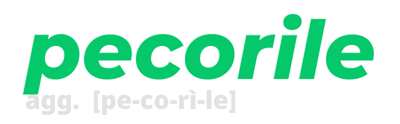 pecorile