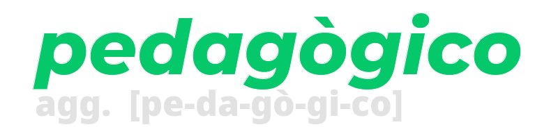 pedagogico