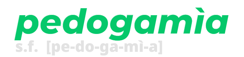 pedogamia