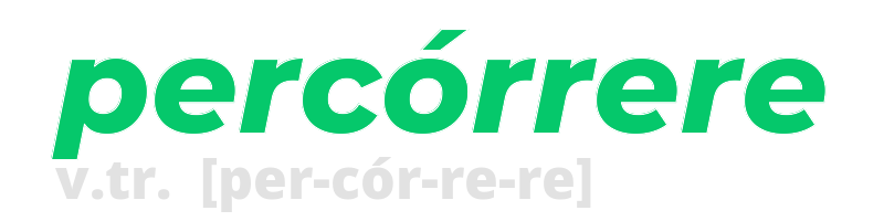 percorrere