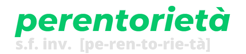 perentorieta